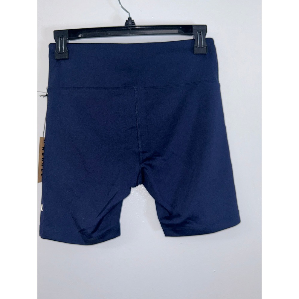 NOBULL Womens High-Rise 6 Inch Shorts Navy Blue Athletic Training WHRSHRTNVYM M - Picture 4 of 9